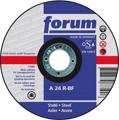 Afbeeldingen van FORUM Doorslijpschijf recht t.b.v. staal 230X3,0MM