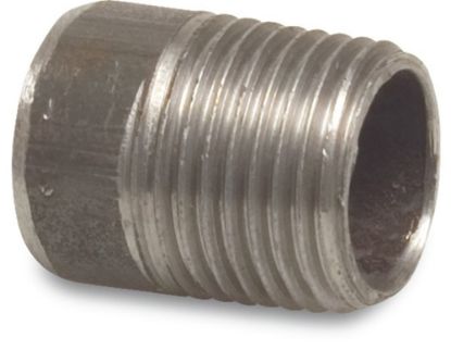 Afbeeldingen van PROFEC Lasnippel nr.23B staal 1.½" buitendraad/stomplas 16bar
