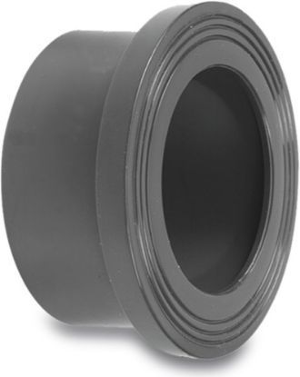 Afbeeldingen van VDL Kraagbus PVC-U grijs 200MM lijmmof DN200