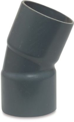 Afbeeldingen van PROFEC Bocht 22,5° handgevormd PVC-U grijs 200MM lijmmof 12,5bar