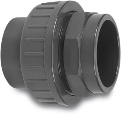 Afbeeldingen van VDL Koppeling PVC-U type A grijs 20MM lijmmof 16bar