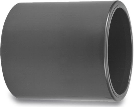 Afbeeldingen van VDL Sok PVC-U grijs 90MM lijmmof 16bar KIWA