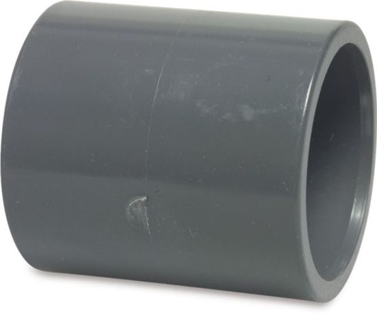 Afbeeldingen van PROFEC Overgangssok PVC-U grijs 20MMX½" lijmmof/lijmmof 16bar