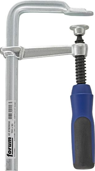 Afbeeldingen van FORUM Lijmklem massief staal 2-componenten greep 300X140MM