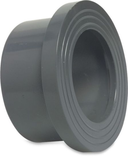 Afbeeldingen van PROFEC Kraagbus PVC-U grijs 63MM lijmmof DN50 16bar