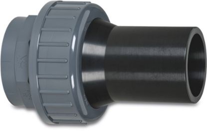 Afbeeldingen van VDL Overgangskoppeling PVC-U/PE grijs 63MM lijmmof/spie SDR17 7,5bar