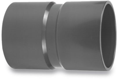 Afbeeldingen van VDL Sok PVC-U grijs 75MM lijmmof 10bar