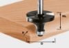 Afbeeldingen van FESTOOL Afrondfrees HW schacht 8MM 38,1MM R12,7 KL