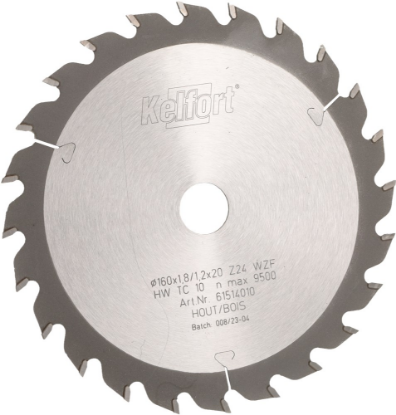 Afbeeldingen van KELFORT Cirkelzaagblad HM 160X1,8X20MM Z=24 FWS