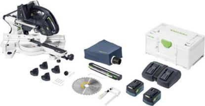 Afbeeldingen van FESTOOL Accu afkortzaag KSC60EB5,0I-Plus KAPEX 18V 2x 5,0Ah
