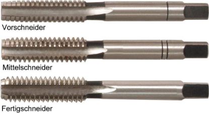 Afbeeldingen van FORUM Handtappenset HSS DIN2184-C type N W¼"