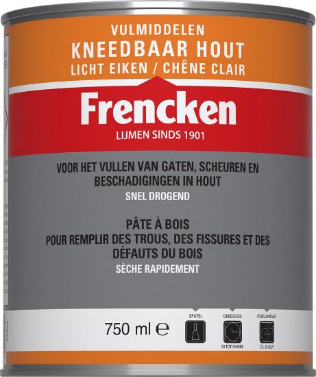 Afbeeldingen van Kneedbaar hout licht eiken 750ML