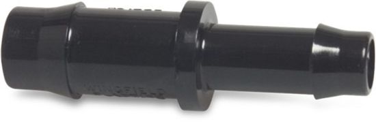 Afbeeldingen van Verbindingspijp PA type WF zwart 25X13MM slangtule 10bar