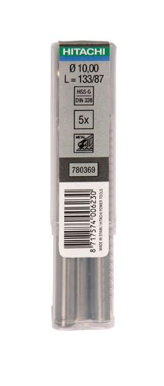 Afbeeldingen van Metaalboor HSS-G 10MM 5x