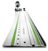 Afbeeldingen van FESTOOL Geleiderail FS 1400/2-LR 32 1,4M t.b.v. handcirkelzagen, bovenfrezen en decoupeerzagen met adapter, DSC-AG 125, DSC-AG 230