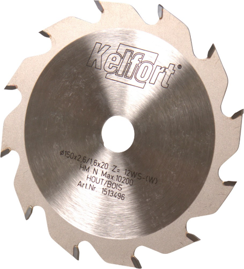 Afbeeldingen van KELFORT Cirkelzaagblad HM/HKS 150X2,6X20MM Z=12WZ