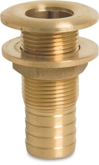 Afbeeldingen van PROFEC Doorvoer nr.1123 messing 15X⅜" slangtule/buitendraad 40bar