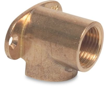 Afbeeldingen van PROFEC Muurplaat 90° nr.471 messing ¾" binnendraad 30bar
