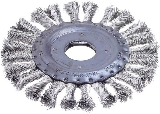Afbeeldingen van FORUM Ronde borstel getordeerd RVS 125MM