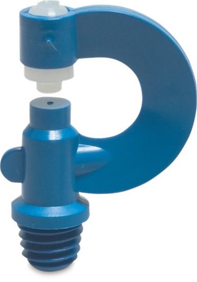 Afbeeldingen van VDL Nevelsproeier 360° nylon blauw/wit ⅜WW buitendraad 1MM