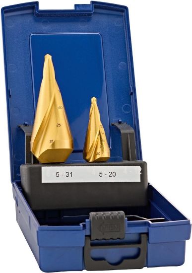 Afbeeldingen van FORUM Precisie-plaatfrezenset HSS TiN 4-31,0MM 2x