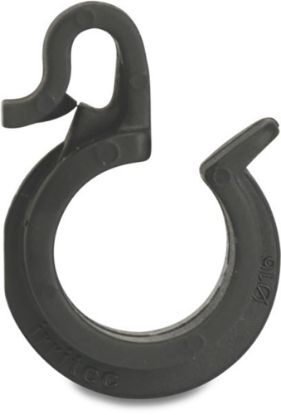 Afbeeldingen van Thyleenclip PP zwart 32MM t.b.v. druppelslang