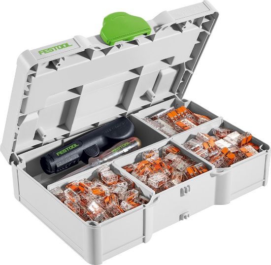 Afbeeldingen van FESTOOL Lasklemmenset SYS3 S 76-WAGO-Set t.b.v. Systainer Rack