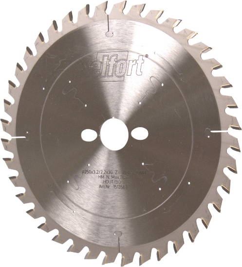 Afbeeldingen van KELFORT Cirkelzaagblad HM/ZWS 250X3,2X30MM Z=40WZ