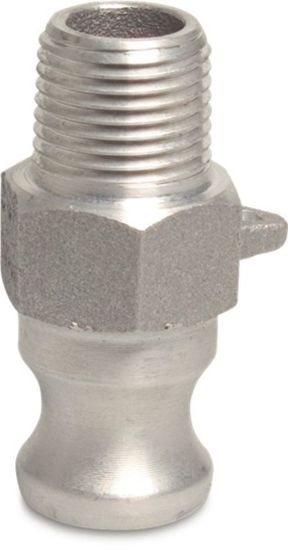 Afbeeldingen van Snelkoppeling aluminium 1.½" V-deel Camlock F/buitendraad 16bar