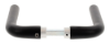 Afbeeldingen van OXLOC Deurkruk L-model Montpellier aluminium zwart 38-45MM