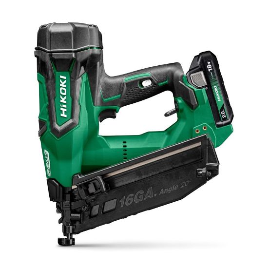 Afbeeldingen van HIKOKI Accu spijkerapparaat NT1865DAWYZ 16GA 20° 2x 2,0Ah in HSC IV