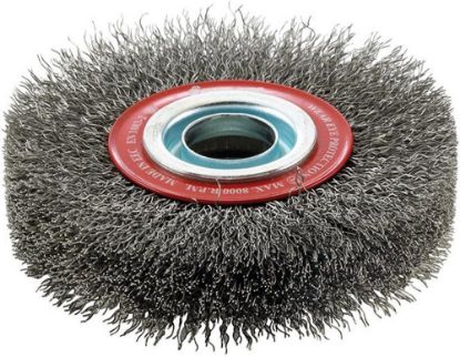 Afbeeldingen van FORUM Ronde borstel staaldraad 125X22MM