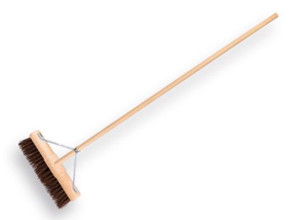 Afbeeldingen van Wegenbouwbezem 45CM met stokhouder & steel