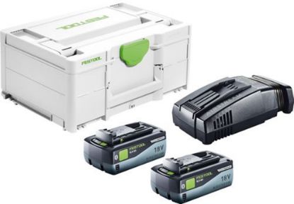 Afbeeldingen van FESTOOL Energie set SYS 18V 2x8,0/SCA16 2x 8,0Ah en lader