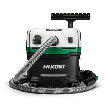 Afbeeldingen van HIKOKI Stofzuiger nat/droog RP200YLWAZ 230V 1200W klasse L 20L