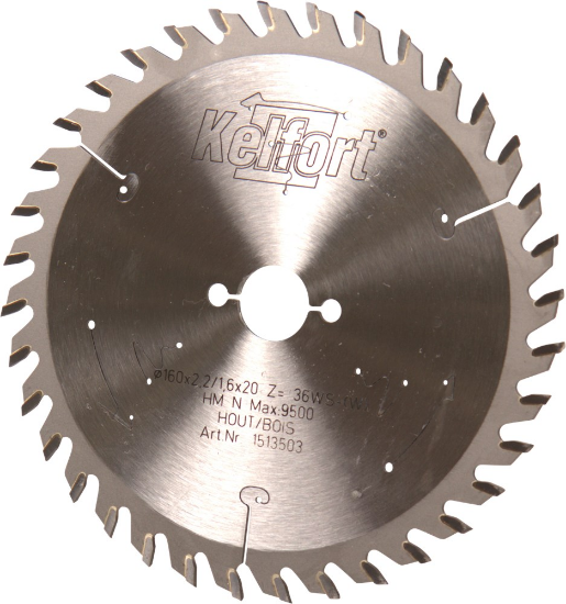 Afbeeldingen van KELFORT Cirkelzaagblad HM/HKS 160X2,2X20MM Z=36WZ
