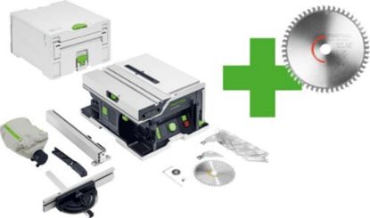 Afbeeldingen van FESTOOL Accu zaagtafel CSCSYS50EB-Basic Master Edition 18V in systainer