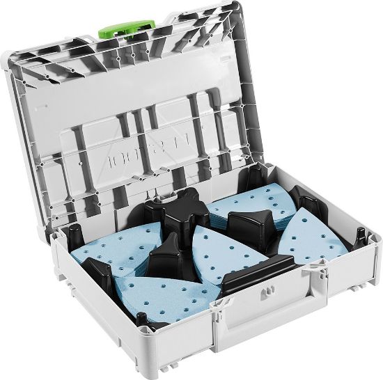Afbeeldingen van FESTOOL Schuurblad SYS-STF DELTA GR-Set K60/K80/K120/K180/K220 100x