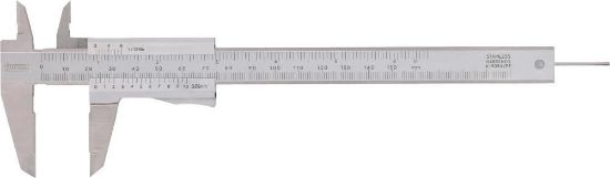 Afbeeldingen van FORUM Precisie-zakschuifmaat met momentvaststelling RVS gehard 150MM