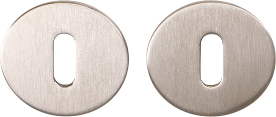 Afbeeldingen van OXLOC Sleutelrozet RVS mat 2MM rond OVL sleutelgat