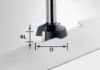 Afbeeldingen van FESTOOL Vlakfrees S8 HW OFK 28X7MM t.b.v. MFK 700 EQ/B-Plus