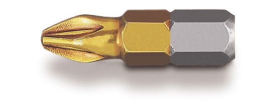 Afbeeldingen van Bit ¼'' pozidrive 3-25MM tin