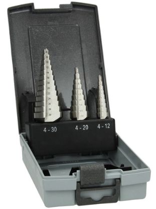 Afbeeldingen van Trapboor set HSS 4-12/4-20/6-30MM