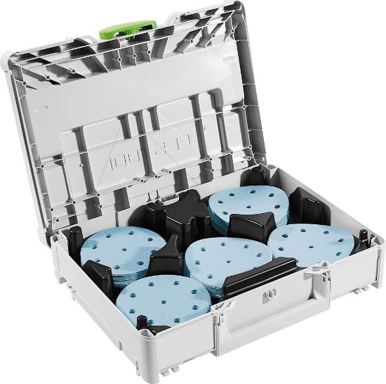 Afbeeldingen van FESTOOL Schuurmateriaal-Systainer SYS-STF 125MM GR-Set Granat