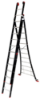 Afbeeldingen van KELFORT Reformladder ALU/zwart 3X12