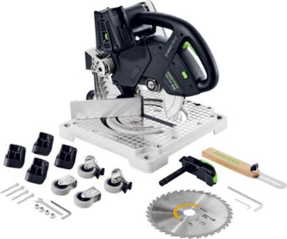 Afbeeldingen van FESTOOL Accu plintenzaag SYMC70EB-Basic SYMMETRIC 18V BODY in systainer
