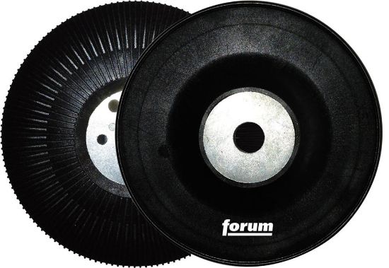 Afbeeldingen van FORUM Rubber steunschijf met koelribben M14 125MM