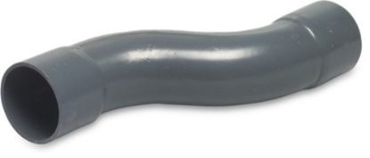 Afbeeldingen van VDL S-bocht handgevormd PVC-U grijs 32MM lijmmof 10bar