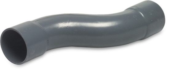 Afbeeldingen van VDL S-bocht handgevormd PVC-U grijs 50MM lijmmof 10bar