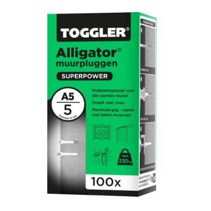 Afbeeldingen van Alligator plug A5 5MM 100x